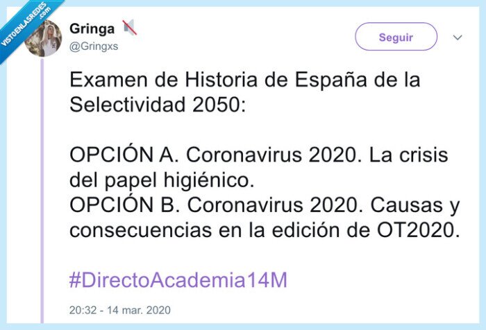 historia,ot,coronavirus,selectividad,preguntas