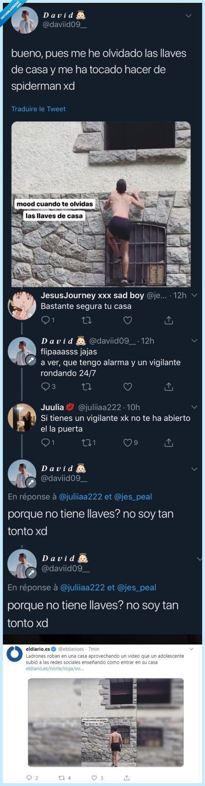 robar,casa,tonto,enseñar ladrones