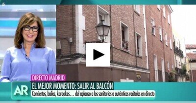 543922 - Lo ocurrido en una calle de Madrid en plena crisis del coronavirus hace llorar a Ana Rosa en pleno directo