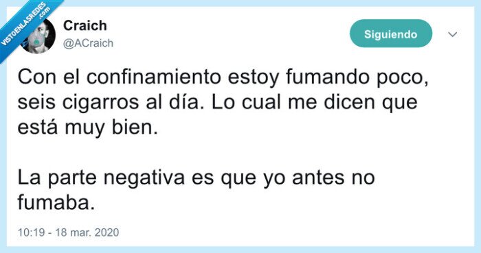 cigarros,fumar,coronavirus,confinamiento