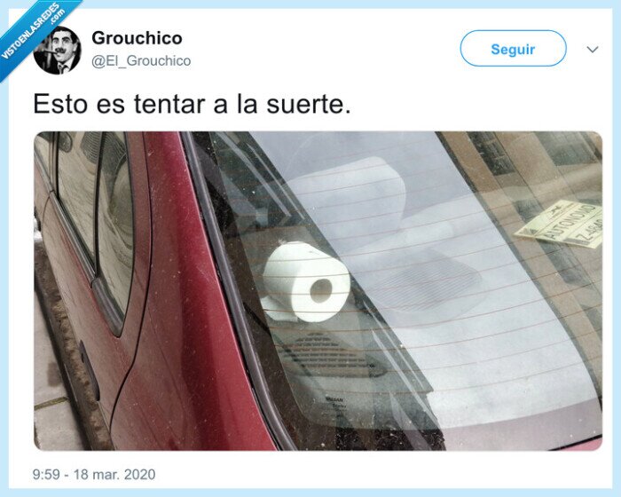 papel higiénico,coche,cristal,romper,coronavirus