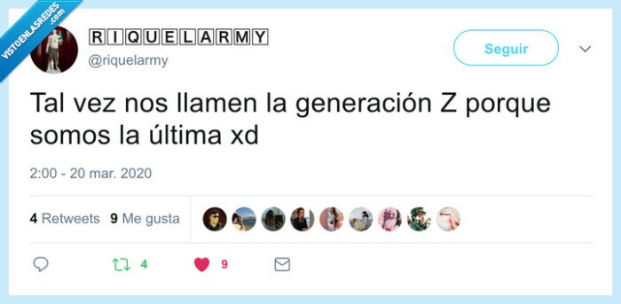 Covid19,coronavirus,generación Z,última