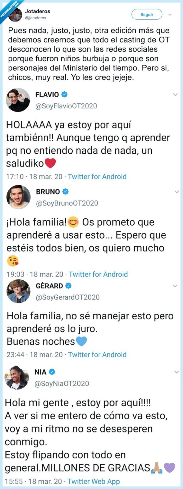 ot,concursantes,salir,twitter,redes sociales