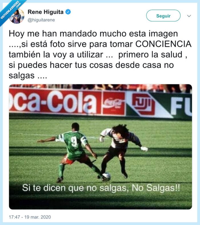 rené higuita,coronavirus