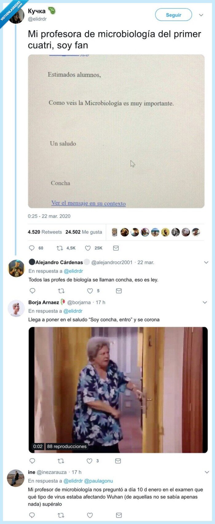 profesora,microbiologia,coronavirus,tarea