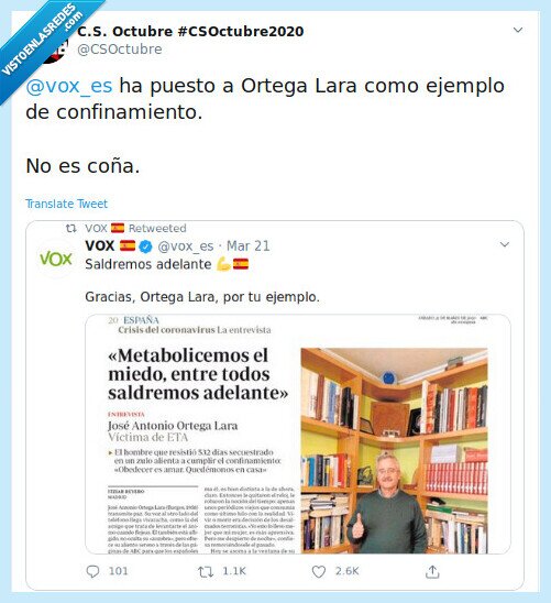 coronavirus,ortega lara,eta,virus