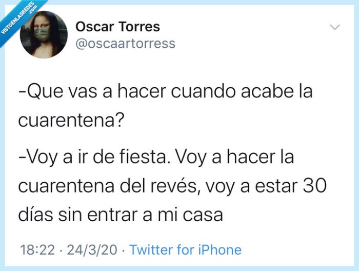 cuarentena,twitter,fiesta,coronavirus,risa,meme,gracioso