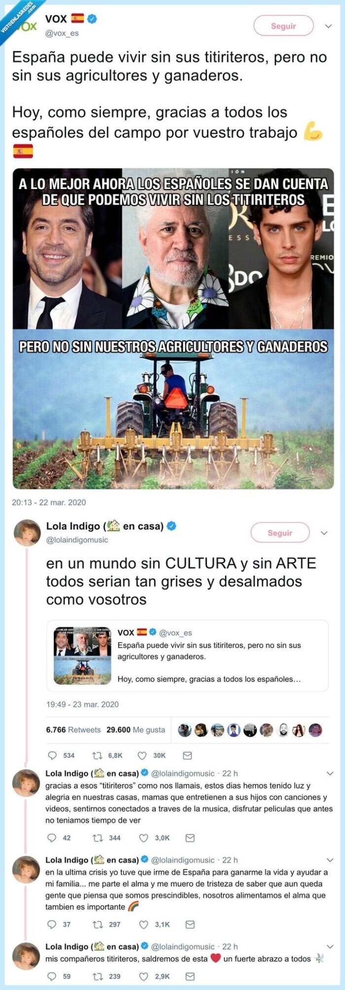 lola indigo,zasca,vox,coronavirus