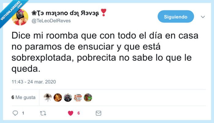 roomba,ensuciar,sobreexplotada,coronavirus