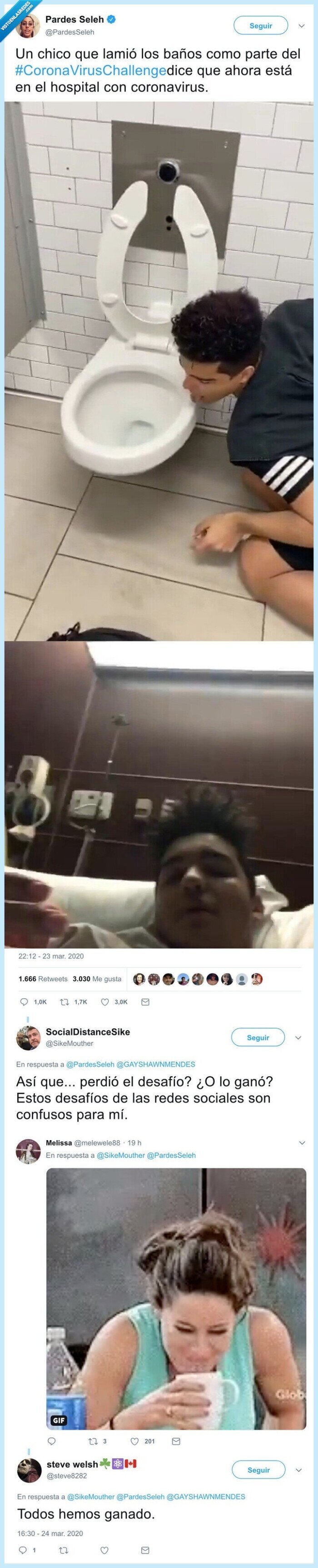 wc,lamer,coronavirus,reto,tonto