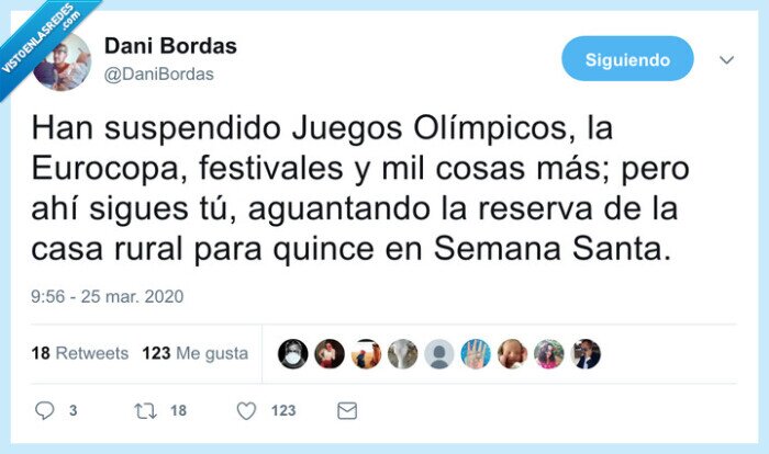 reserva,semana santa,coronavirus