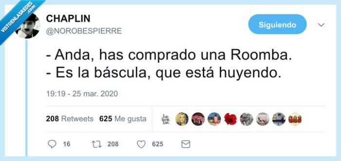 roomba,peso,huir,coronavirus