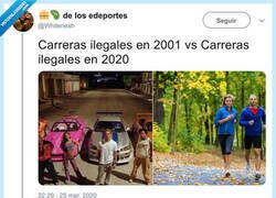 Enlace a Las carreras ilegales de 2020, por @Whitenesh