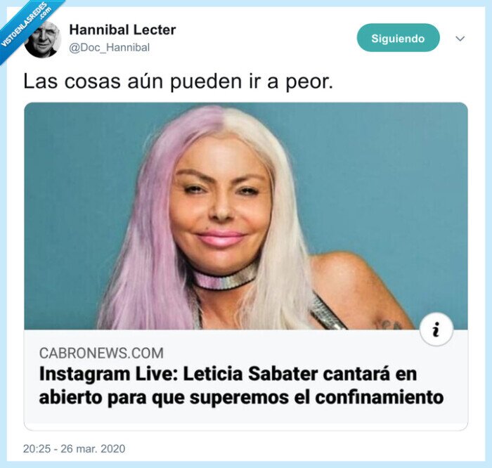 leticia sabater,coronavirus,directo