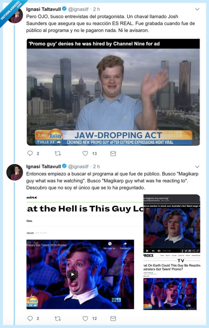 545270 - Un chaval está tan aburrido que se pone a investigar por qué este chico puso esta cara que se ha convertido en meme