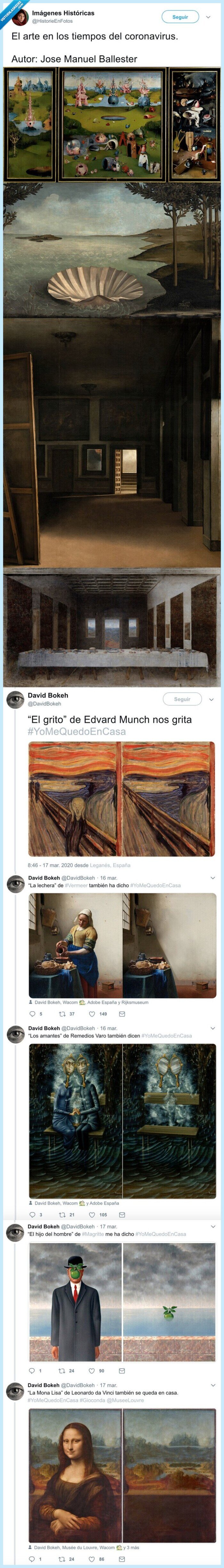 arte,obras de arte,coronavirus,mequedoencasa,confinamiento