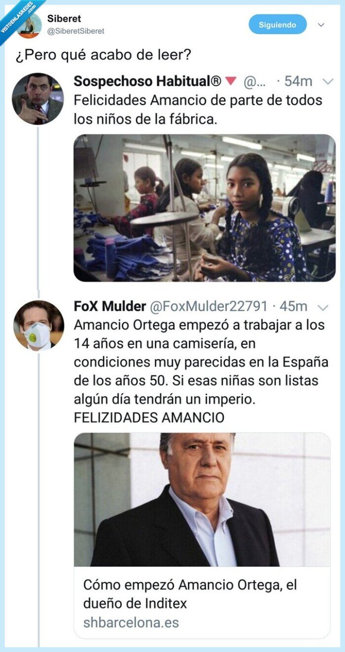 ni&ntilde;as,amancio ortega,fabrica