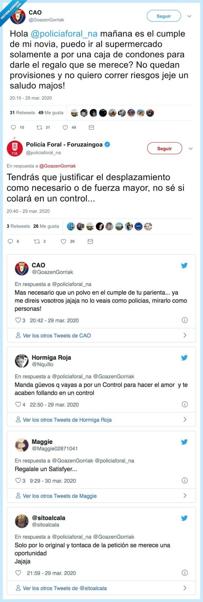 policía,condones,salir,supermercado,coronavirus