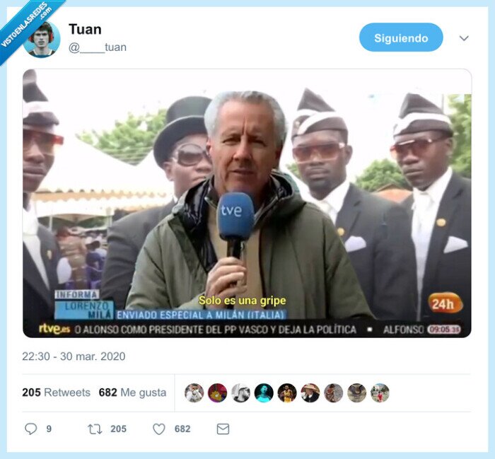 lorenzo milá,reportero,gripe,coronavirus