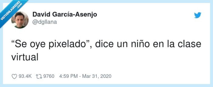 pixelado,virtual,niño,clase,dice