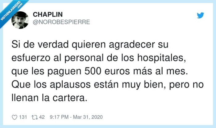 hospitales,agradecer,esfuerzo,personal,aplausos,cartera