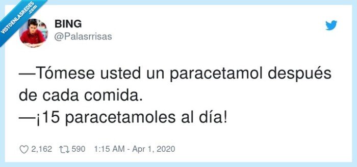 paracetamoles,comida,paracetamol,tomar,después,usted
