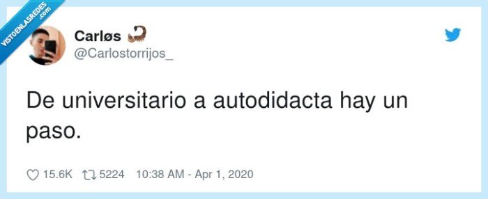 universitario,autodidacta,paso,hay