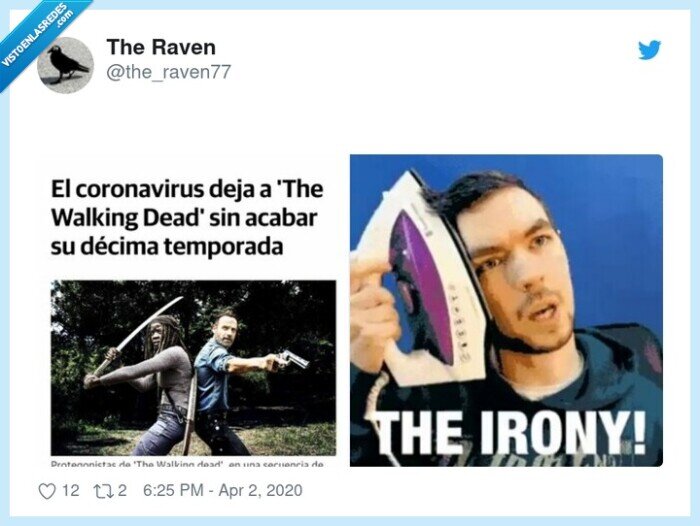 the walking dead,ironía,virus,coronavirus,sin final
