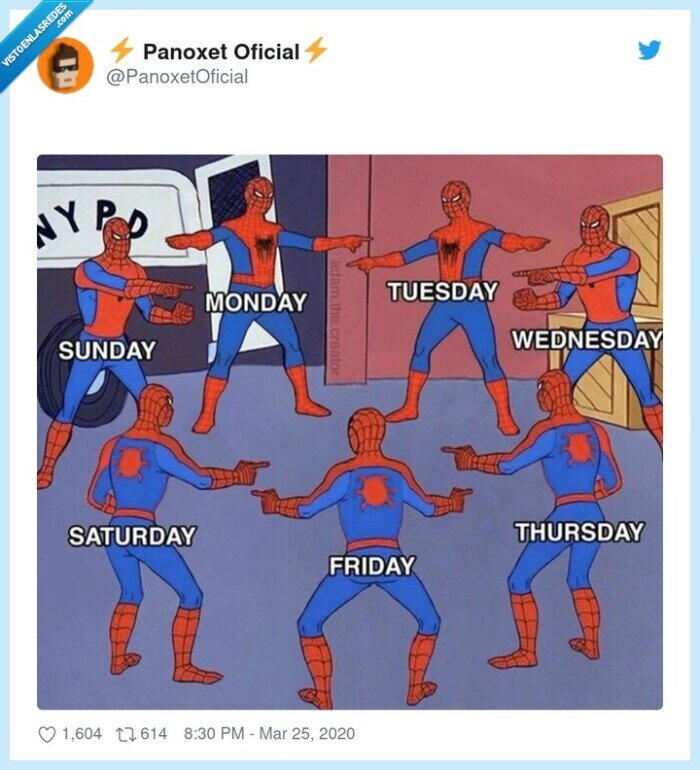 spiderman,días,cuarentena