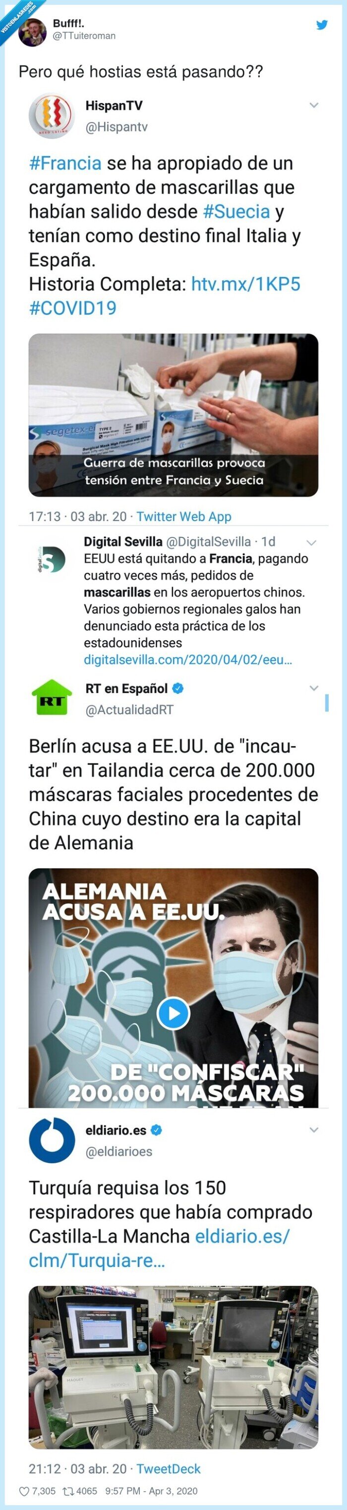 hostias,pasando,está,coronavirus,países,francia,turquía