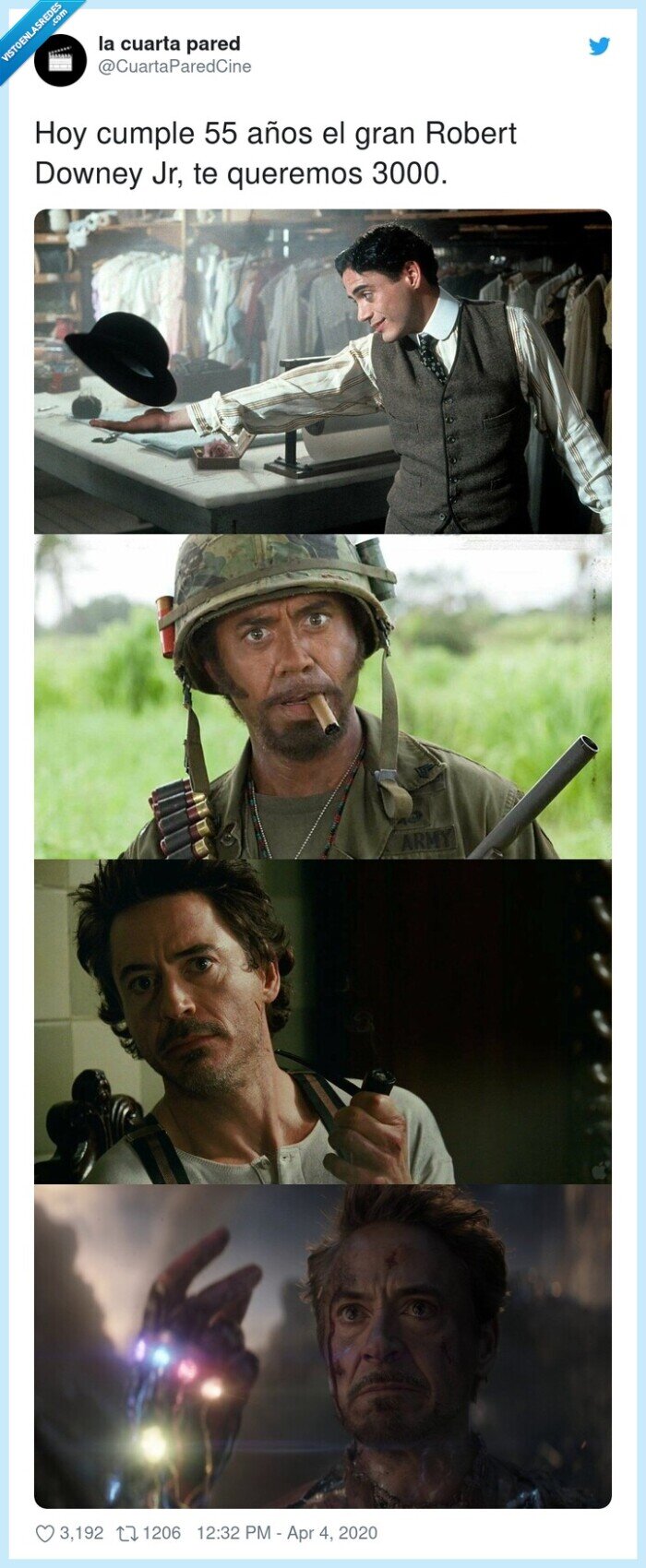 queremos,cumple,Robert,Downey,años,gran