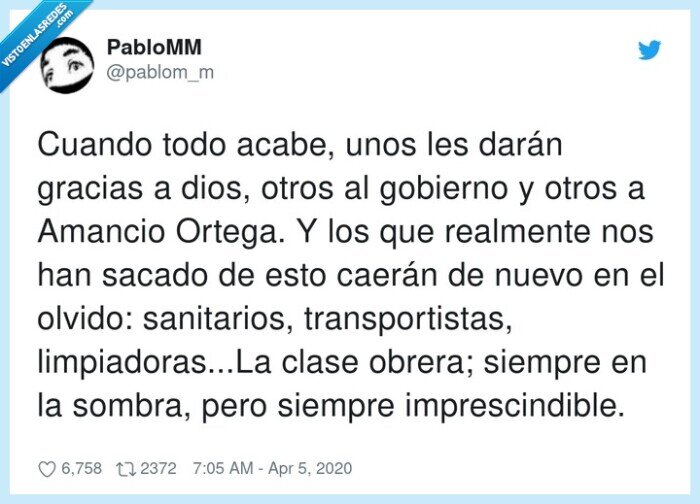 transportistas,imprescindible,limpiadoras,sanitarios,realmente,gobierno