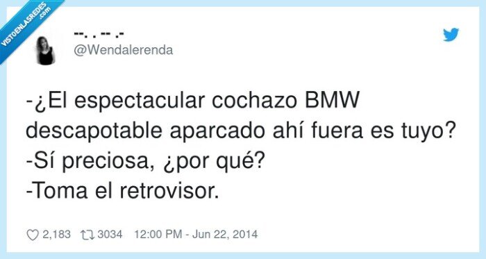 espectacular,descapotable,Toma,retrovisor