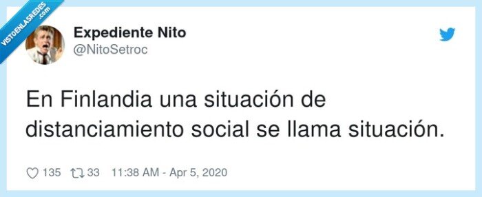 distanciamiento,situación,Finlandia,social,llama,una