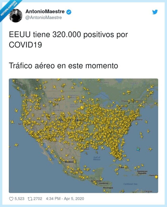 positivos,COVID19,momento,320000,Tráfico aéreo,usa,eeuu
