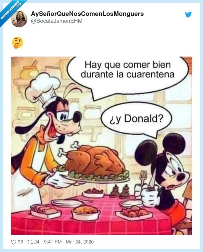 comida,donald,mickey,pollo,comer,alimentarse