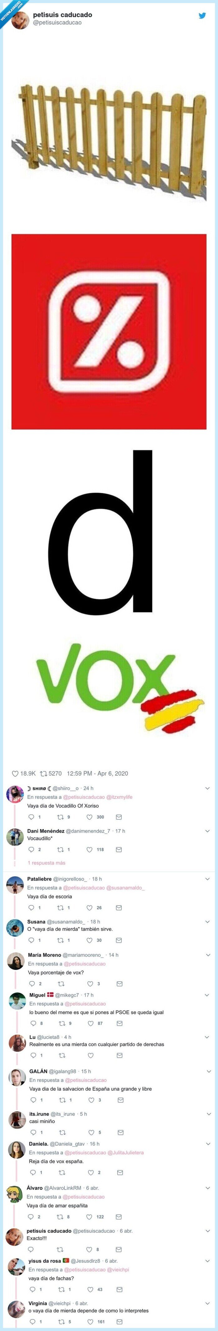 vaya día de mierda,vox,valla,vaya,día