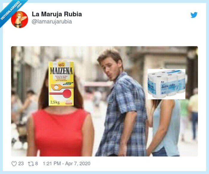 levadora,papel higiénico,falta,maizena