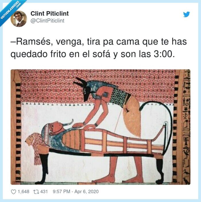Ramsés,quedado,venga,frito,sofá,tira