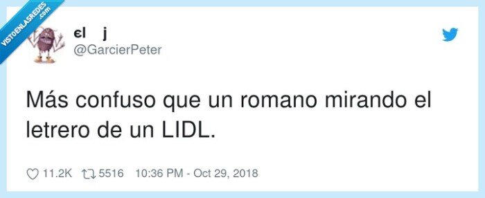 confuso,mirando,letrero,romano,LIDL