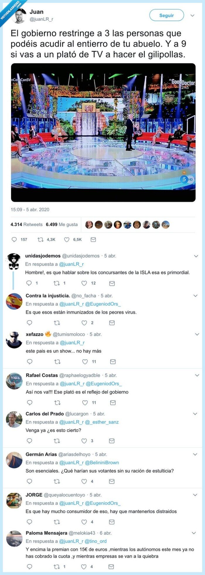 supervivientes,plató,coronavirus,funeral,gente