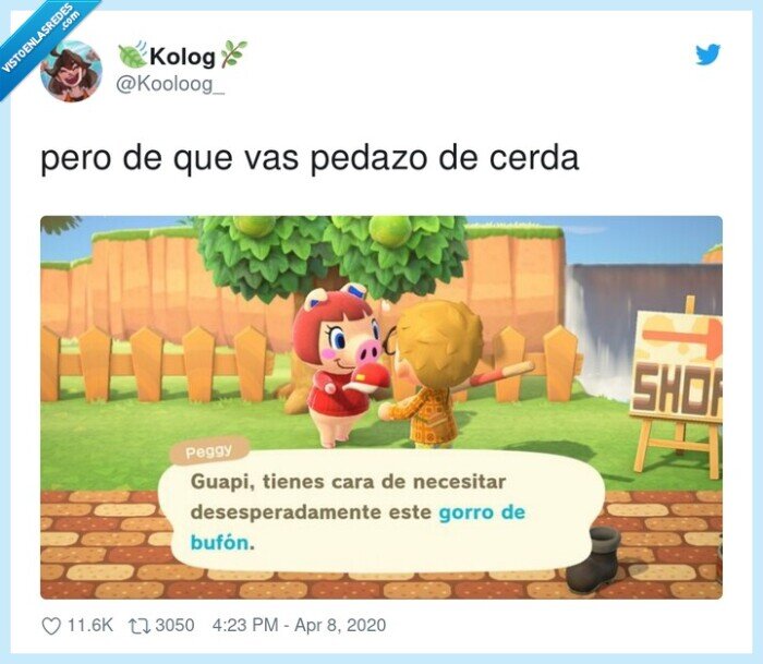 pedazo,cerda,animal crossing
