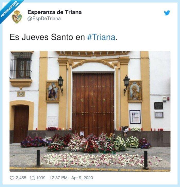 triana,jueves santo,flores