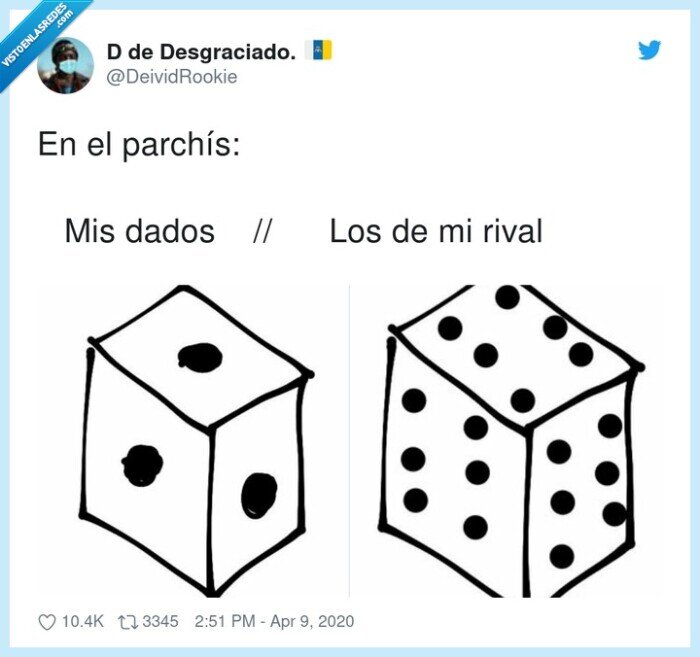parchís,dados,rival