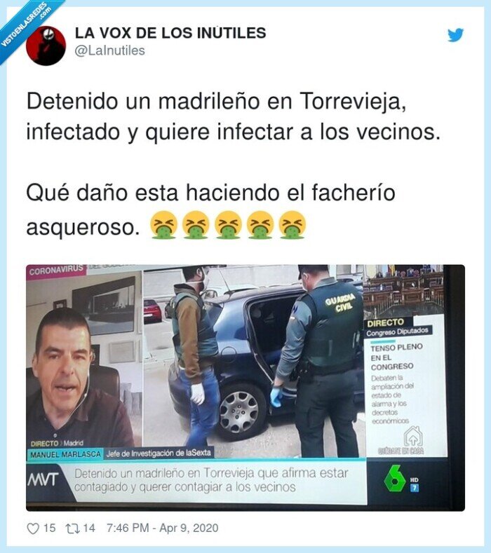 551335 - Historia del madrileño que fue a Torrevieja saltándose el confinamiento y que tiene final feliz