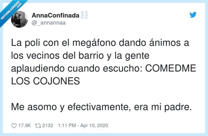 efectivamente,aplaudiendo,megáfono,ánimos,vecinos