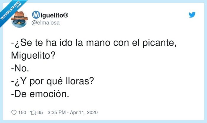 miguelito,picante,emoci&oacute;n,llorar