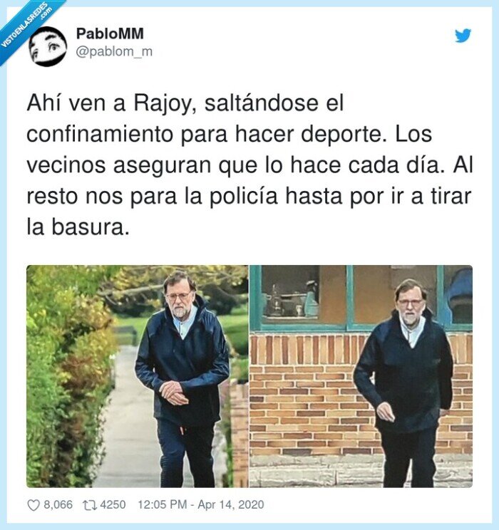 confinamiento,saltándose,aseguran,policía,deporte,vecinos,rajoy