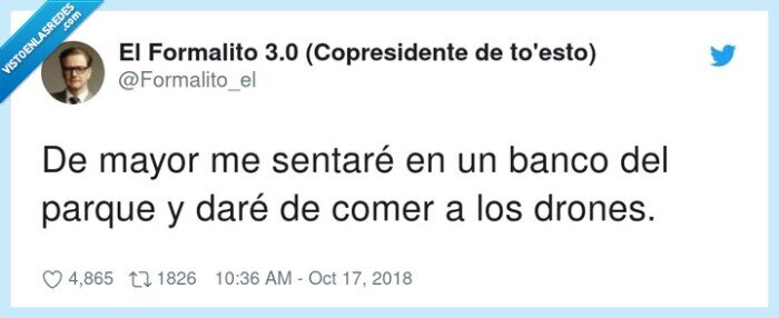 sentaré,parque,drones,mayor,banco