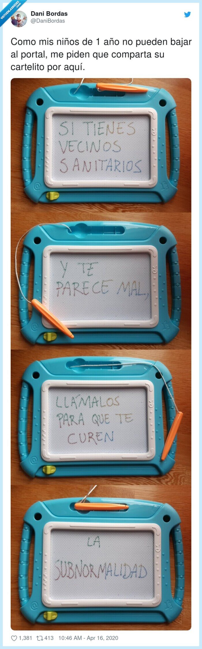 cartelito,compartir,portal,niños,pueden,bajar